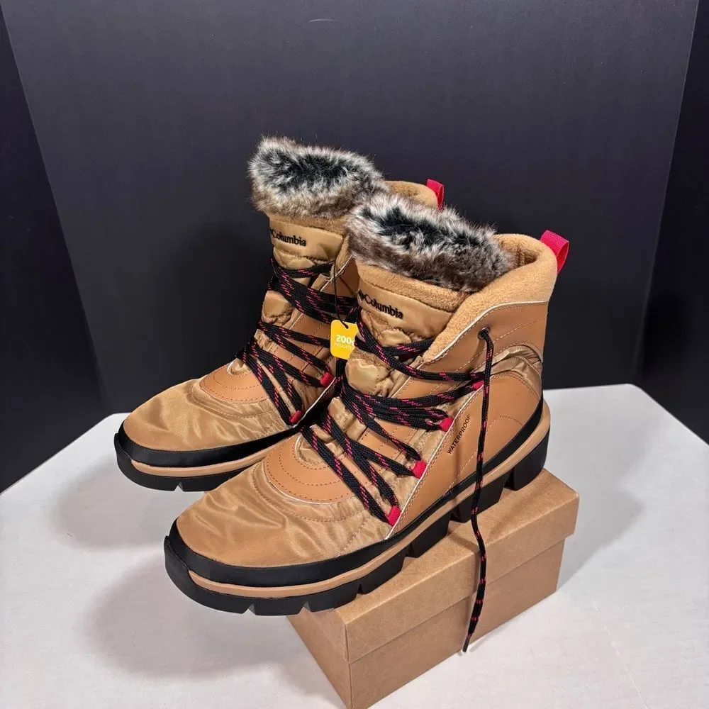 Columbia Women's Keetley Shorty Snow Boot NEW Size 11 Elk/Black